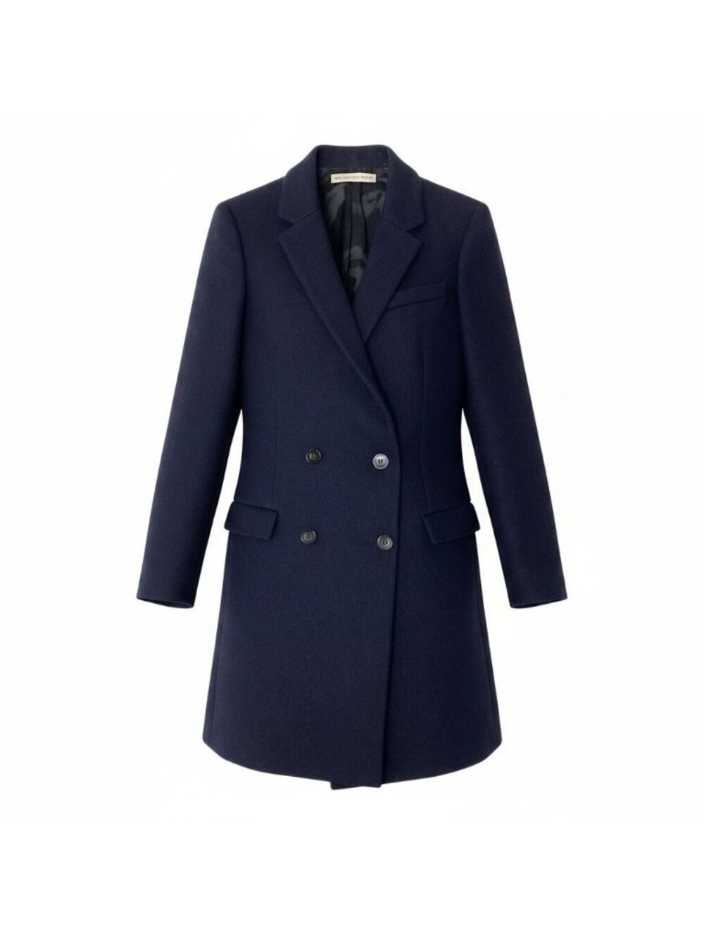 Balenciaga Paris Chestar Coat Double Breasted Navy